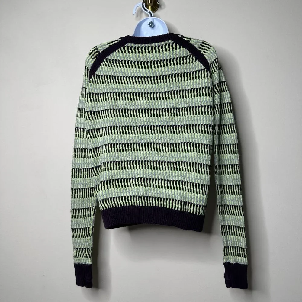 Lululemon Devi Crew Squiggle Sweater Multicolor Women's 6 - Picture 4 of 7